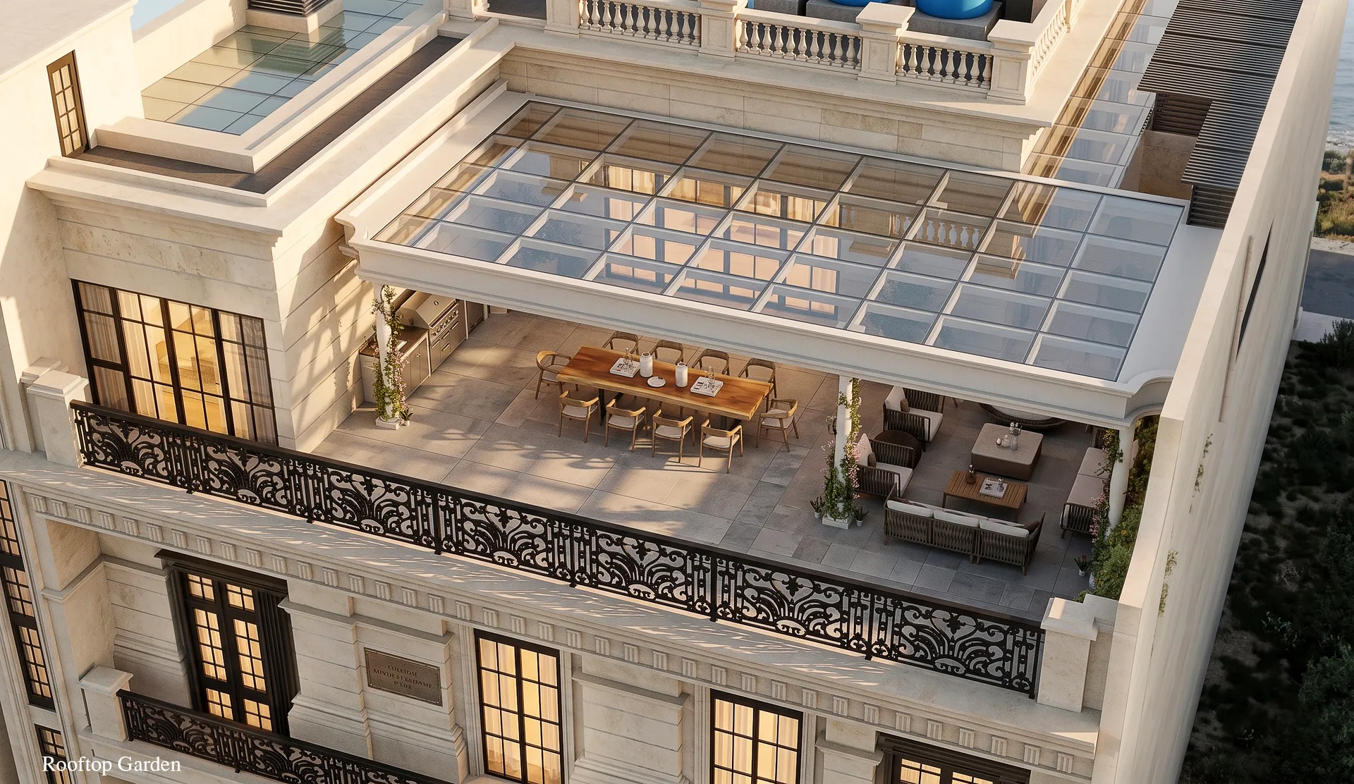 AL MANSION - Backyard 3D