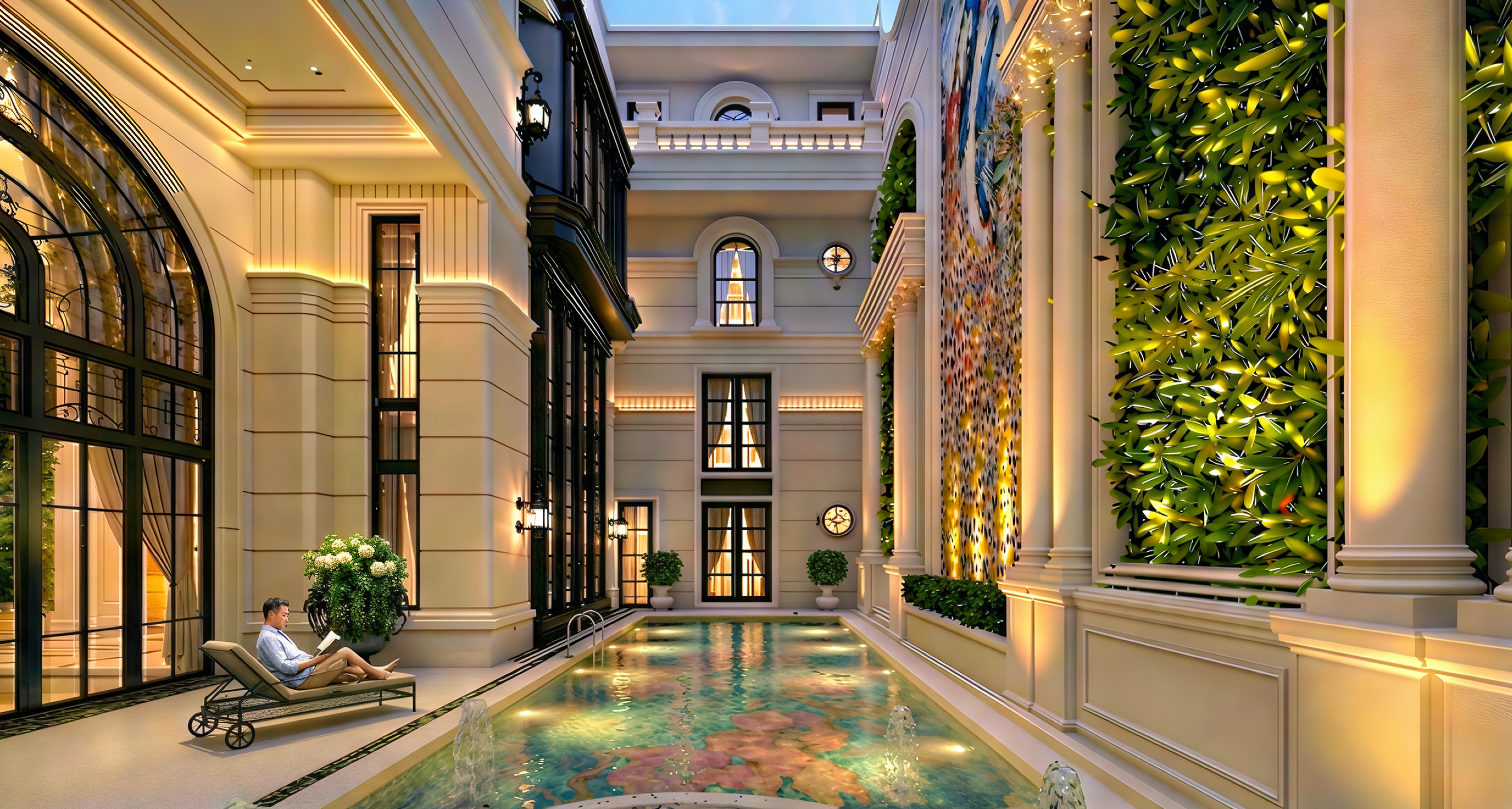YN MANSION - Backyard 3D